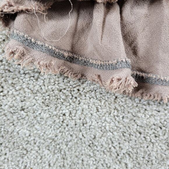 Altar'd State Flowy Tank Top Womens S Pink Stretch Ruffled Adjustable Tie Straps - Picture 11 of 12